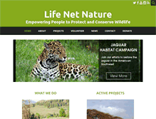Tablet Screenshot of lifenetnature.org